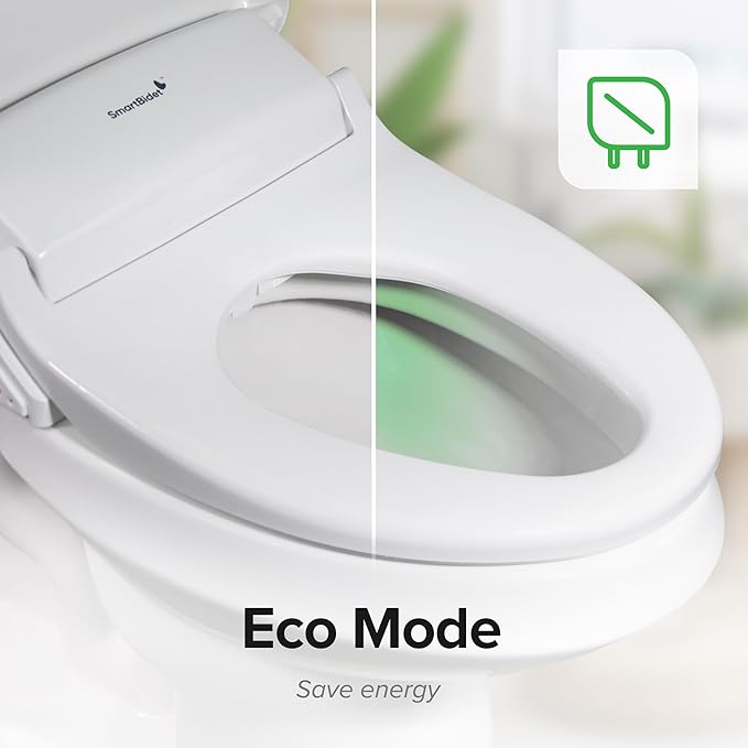 SmartBidet® SB-1200 Luxury Advanced Electric Smart Bidet Elongated White Toilet