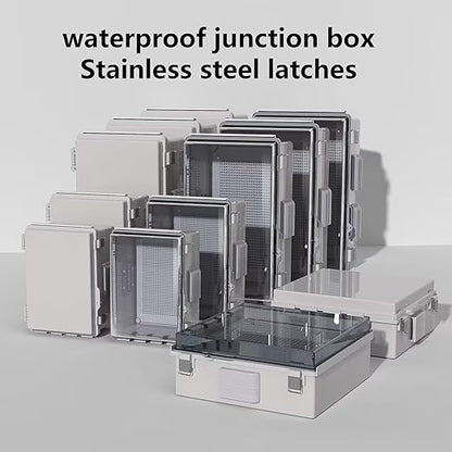 Electrical Junction Box, Ventilated Design, Cable Grommets, Indoor/Outdoor Use