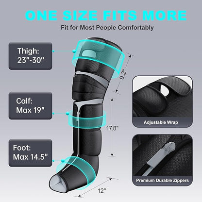 Leg Massager with Heat and Compression, Foot Massager