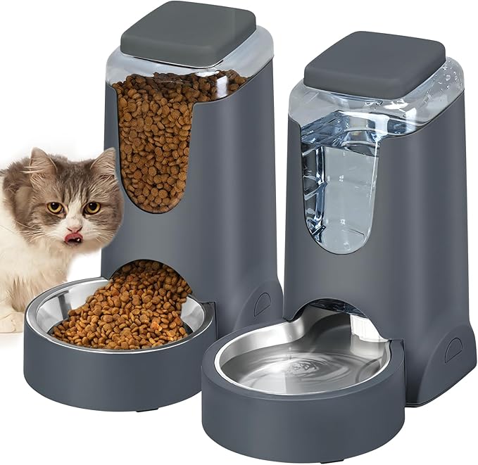 Automatic Cat Feeder and Water Dispenser