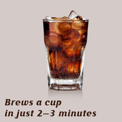 PIQUEBAR Portable Coffee Maker for Ground Coffee & Capsules, Small Espresso