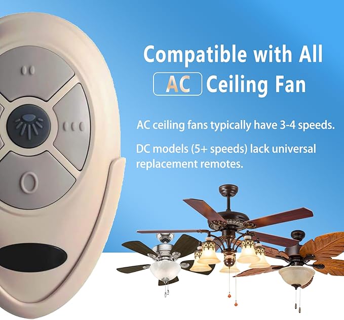 Universal Ceiling Fan Remote Control Kit Replacement