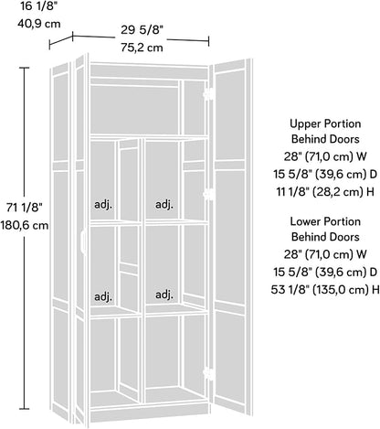Sauder Select Storage Cabinet, Pantry Cabinet Kitchen Storage