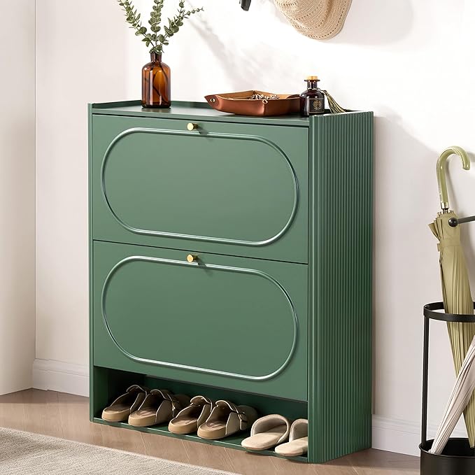 Shoe Storage Cabinet Entryway, Narrow Shoe Cabinet