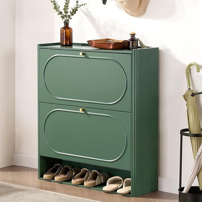 Shoe Storage Cabinet Entryway, Narrow Shoe Cabinet