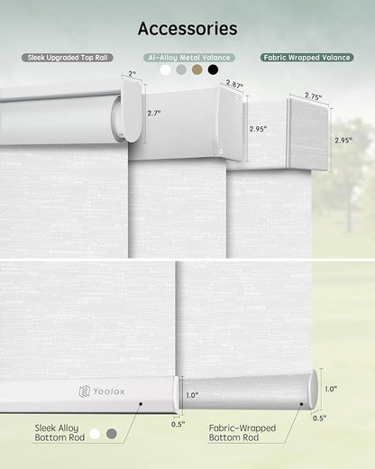 Yoolax Motorized Blinds with Remote, Smart Blinds