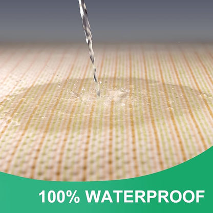 Bed Pads for Incontinence Washable Waterproof, 36" x 34" (Pack of 3) - Reusable Medium Bamboo Fiber Pee Pads for Adults, Women, Elderly, Pet, 4-Layer Underpads for Sofa, Couch, Furniture - KELISITING