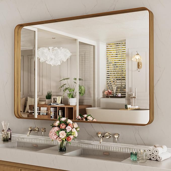 LOAAO 48X30 Inch Bathroom Mirror