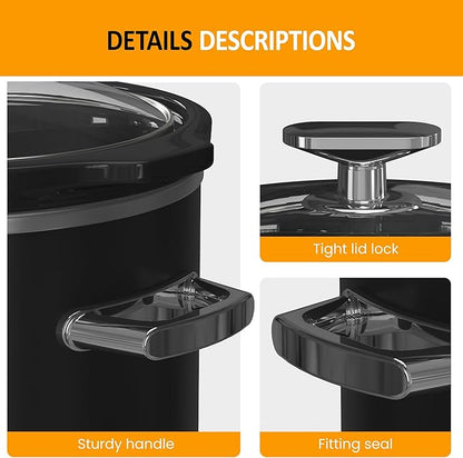 Sunvivi 2 Quart Slow Cooker, Small Slow Cooker