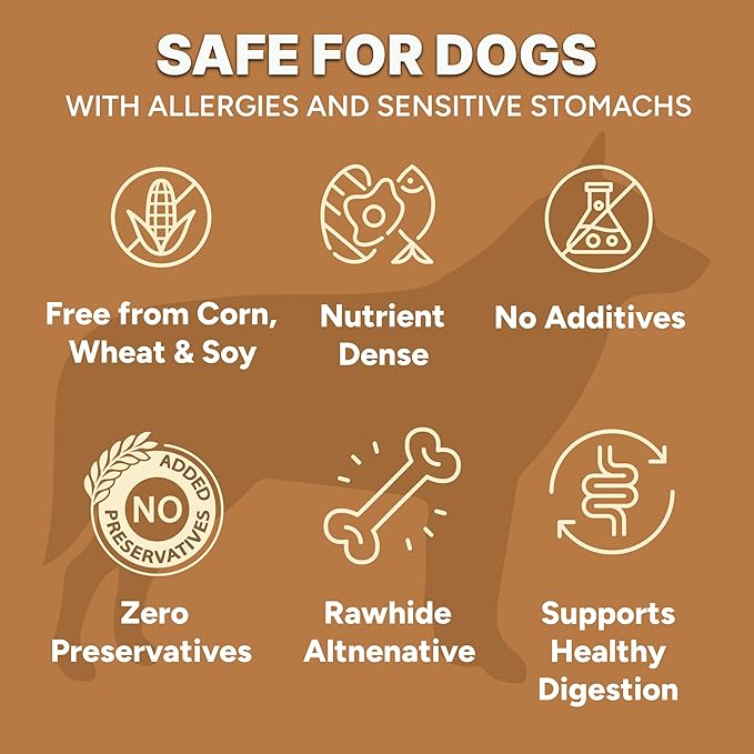 Gaines Family Farmstead Elk & Sweet Potato Dog Treats – 6 oz Natural, High-Protein, Grain-Free, Limited Ingredient Soft Chews for Gut Health and Sensitive Stomachs, Made in USA