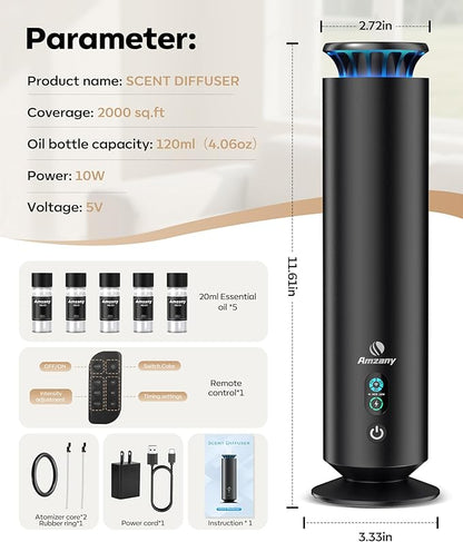Waterless Scent Diffuser Kit, Scent Diffuser