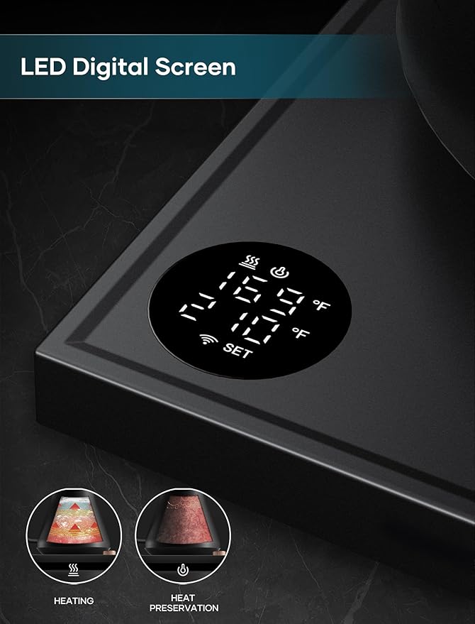 Electric Kettle, Gooseneck Electric Kettle, ±1℉ Precise Temperature Control