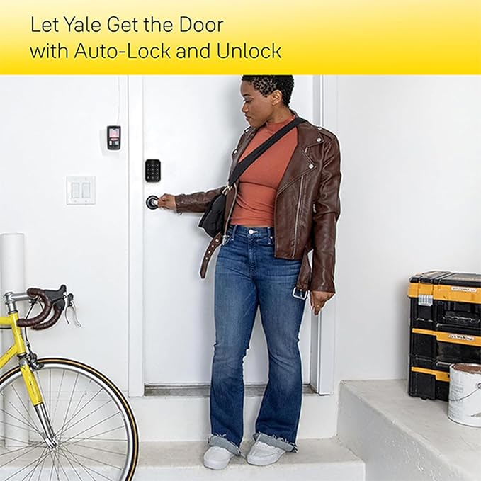 Yale Home Assure Lock 2 Deadbolt, Satin Nickel Keyless Entry Door Lock