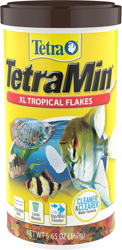 Tetra 16155 Min Large Tropical Flakes For Top/Mid Feeders, 5.65-Ounce
