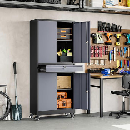 Yizosh Metal Garage Storage Cabinet