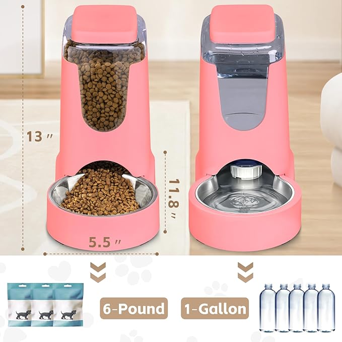 Automatic Cat Feeder and Water Dispenser