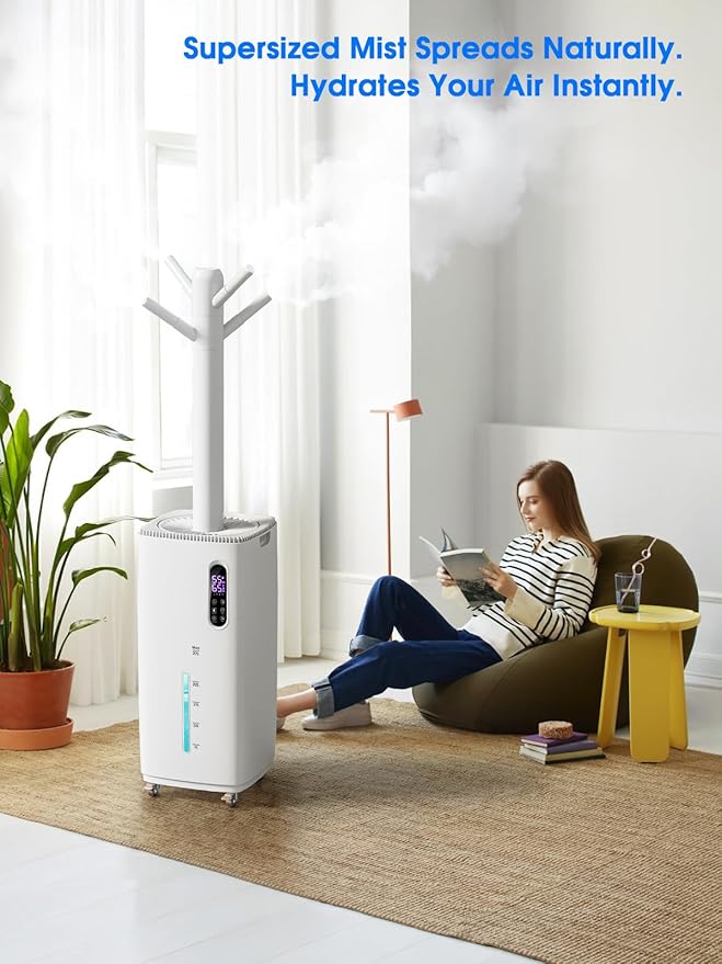 MONISEN 26L/5.7Gal Humidifier Large Room 3000 ft², Supersized Cool Mist