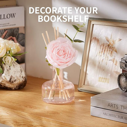 Reed Diffusers Set Rose Scent, Reed Diffuser