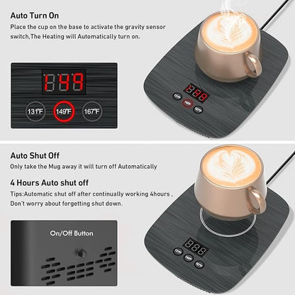 Mug Warmer, Coffee Warmer for Desk Office Home Use, Electric Cup Warmer