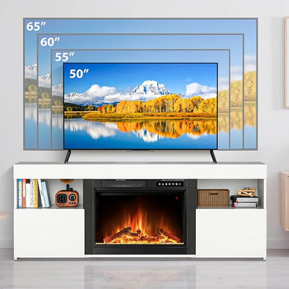 59" Electric Fireplace TV Stand