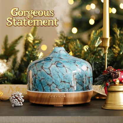 Porseme 500ml Essential Oil Diffuser, Aroma Ultrasonic Humidifier