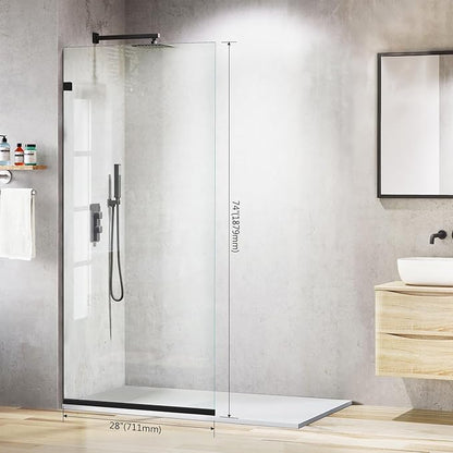 Bathroom Shower Glass Door 28 * 74"