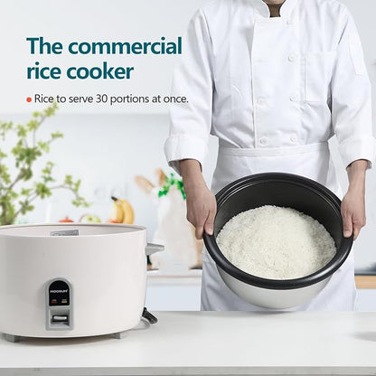 Commercial Rice Cooker, Large Capacity 30-Cup, 60-Cup