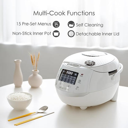 MAGiC COM multi-Functional Digital Rice Cooker 10 Cup Uncooked, 15-in-1