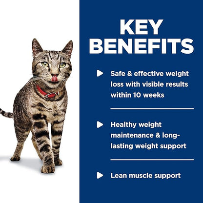 Hill's Science Diet Perfect Weight, Adult 1-6, Weight Management Support, Wet Cat Food, Liver & Chicken Minced, 2.9 oz Can, Case of 24