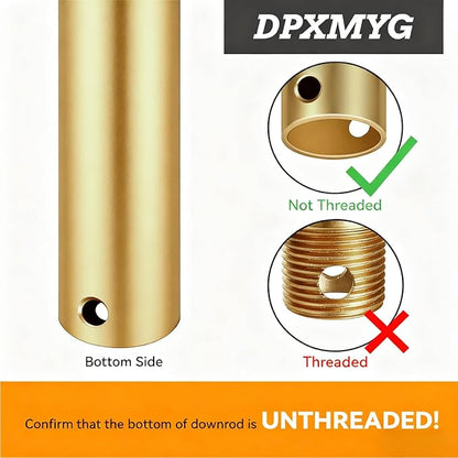 DPXMYG 48 inch Ceiling Fan Downrod