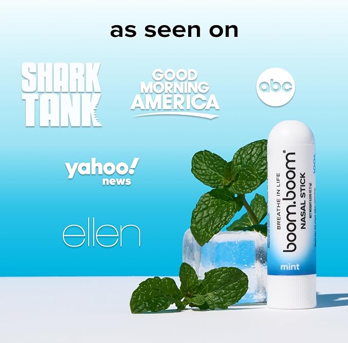 BoomBoom Nasal Stick | Vapor Flow Technology | Cool Refreshing Sensation |