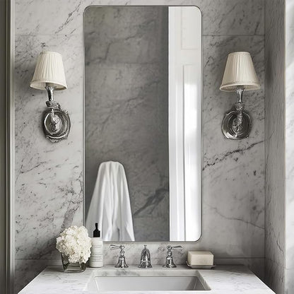 ANDY STAR Chrome Bathroom Mirrors