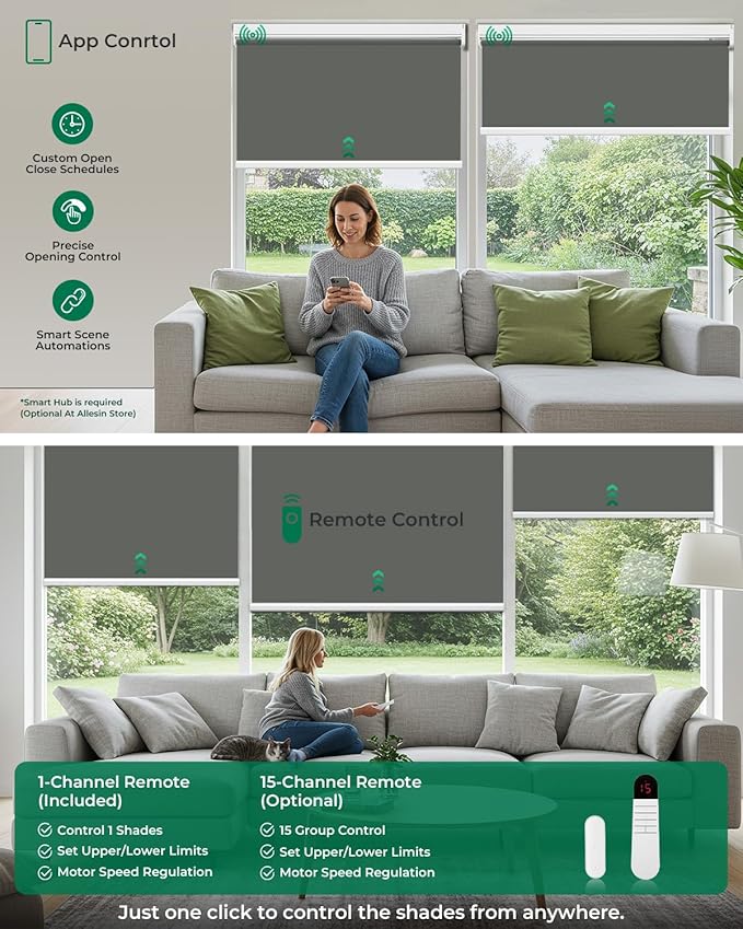 Allesin Motorized Roller Blinds