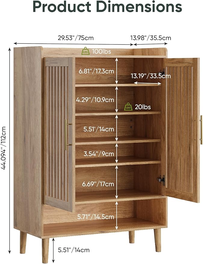 6-Tier Shoe Storage Cabinet