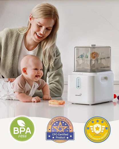 Grownsy 3 Layers Large Capacity Bottle Sterilizer and Dryer, 45% Faster
