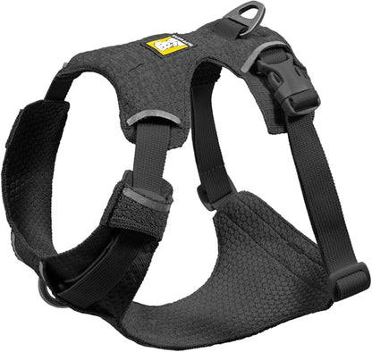 Ruffwear, Front Range Flex Dog Harness, Engineered Knit Construction for Ultimate Fit and Mobility, Lightweight Flexible Everyday Harness with Dual Leash Clips, Basalt Gray, Medium