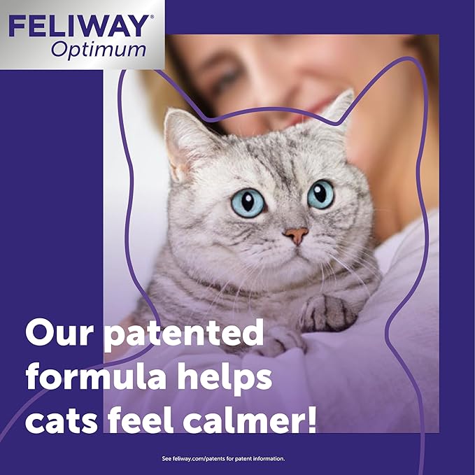 FELIWAY® Optimum 30 Day Cat Calming Plug In Pheromone Diffuser Starter Kit