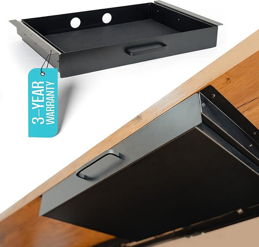 Under Desk Drawer Slide Out Attachment