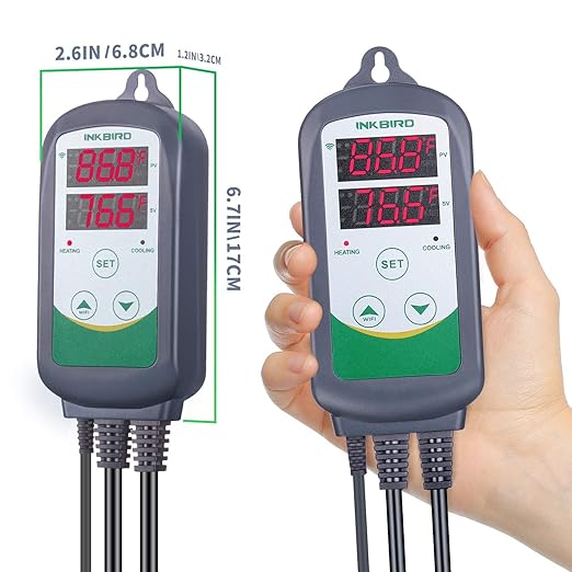 Inkbird WiFi ITC-308 Digital Temperature Controller Thermostat Remote