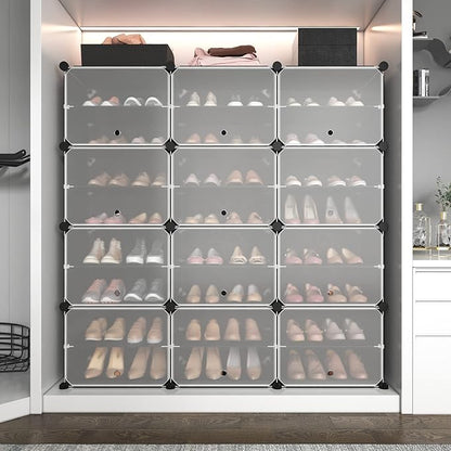 ROJASOP Portable 8-Tier Shoe Cabinet