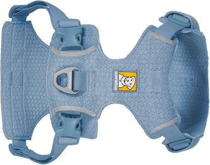 Ruffwear, Front Range Flex Dog Harness, Engineered Knit Construction for Ultimate Fit and Mobility, Lightweight Flexible Everyday Harness with Dual Leash Clips, Polar Blue, Large/X-Large