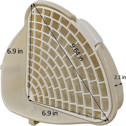 Small Animal Corner Litter Box, Cage Potty Trainer for Hamster, Rabbit, Guinea Pig, Ferret, Gerbil, Chinchilla (1)
