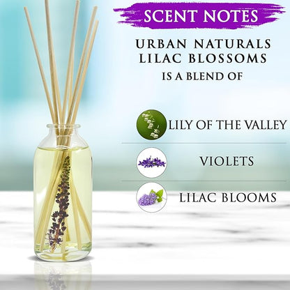 Urban Naturals Lilac Blossoms Reed Diffuser Set | Made