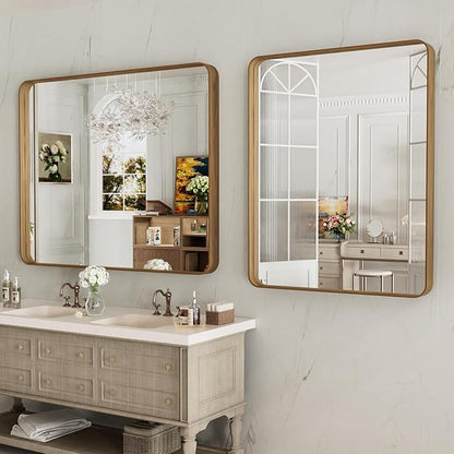 LOAAO 40X30 Inch Bathroom Mirror