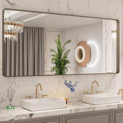 LOAAO 72”X32” Bronze Bathroom Mirrors