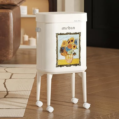 MRBIN Metal Motion Sensor Kitchen Trash Can