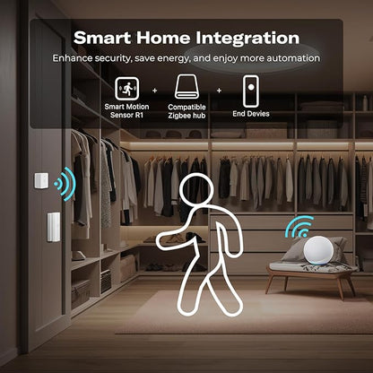 THIRDREALITY Zigbee Motion Sensor R1, Adjustable Sensitivity, Real-time Alerts