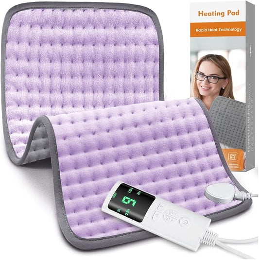 Heating Pad for Back Pain Relief, 9 Heat Settings & 4 Timers Auto Shut Off