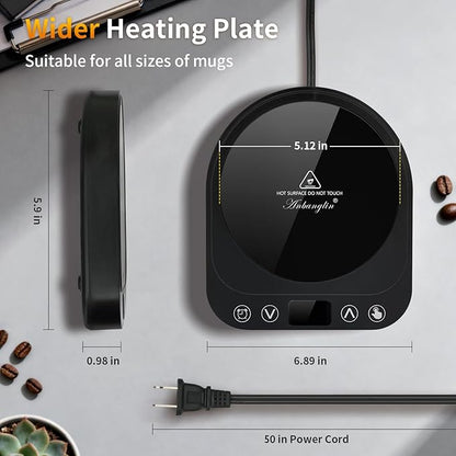 Smart Coffee Mug Warmer, 50W Fast Heating Coffee Warmer