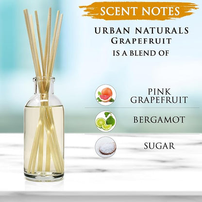 Urban Naturals Grapefruit Reed Diffuser Oil Set |